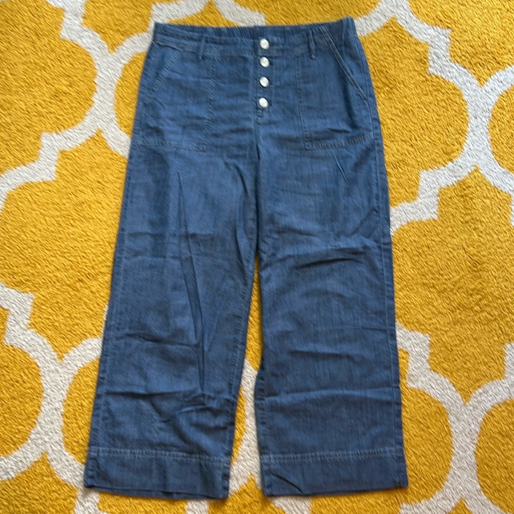 J. Jill denim wide leg pants